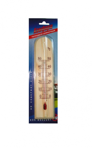 Термометр Комнатный на деревянной основе - Комфорт, Еврогласс.