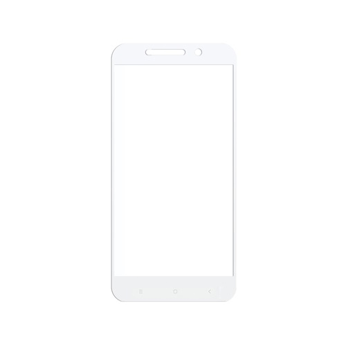 Защитное стекло на дисплей для Xiaomi Redmi 4A белое 9H Full Glue (тех. пак)