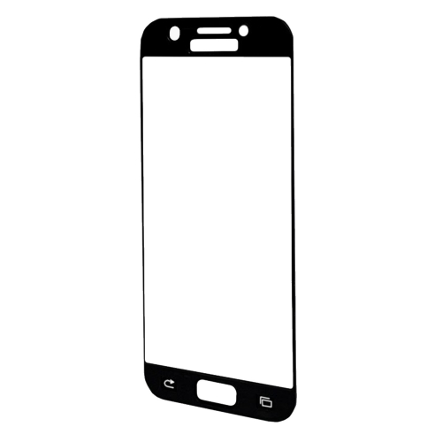 Защитное стекло на дисплей для Samsung A3 2017 (A320) черное (Base CG) 9D