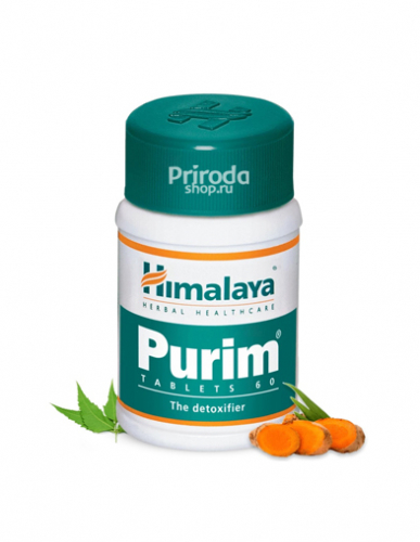 Пурим (Для здоровья кожи), Purim Himalaya Herbals, 60 таб