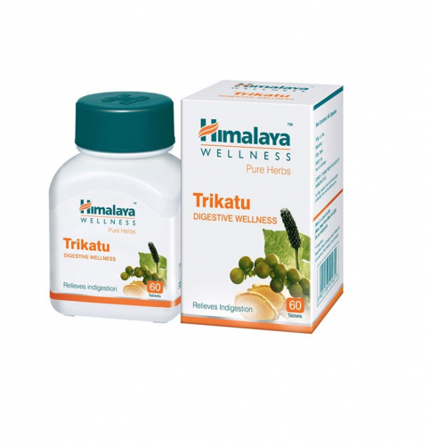 Трикату (Для пищеварения), Trikatu Himalaya, 60 таб