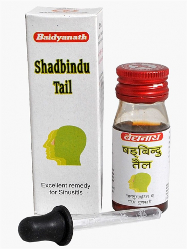 Шадбинду Байдианат (капли для носа), Shadbindu Tail Baidyanath, 25 мл