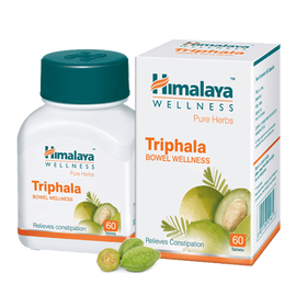 Трифала (Очищение, поддержание пищеварения), Triphala Himalaya Herbals, 60 таб (Гималая)