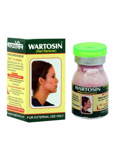 Вартосин (удаление бородавок и папиллом), Wartosin, 3 мл