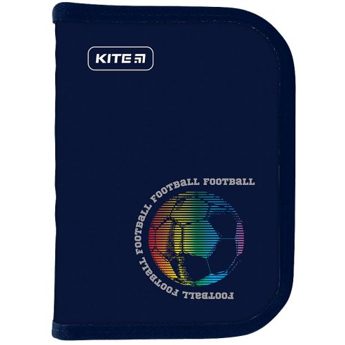 Пенал Kite 1 отд., 1 отв., без наполнения 621 Football