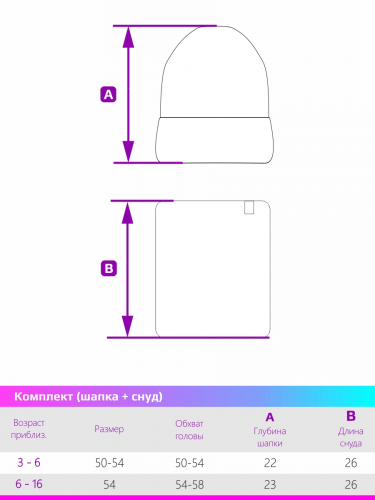 Комплект шапка и снуд 12з15221 розовый