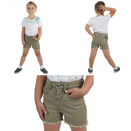 Джинсовые шорты для девочек от ТМ Art Class – хитовый милитари стиль для детско-подросткового гардероба №327