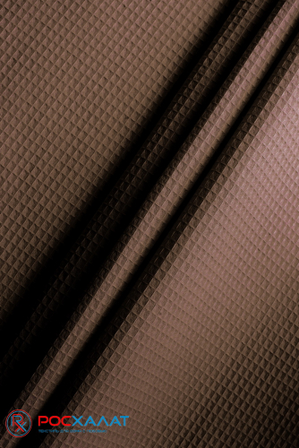 ПВ-01 (69) Однотонное вафельное полотенце Темно-коричневый