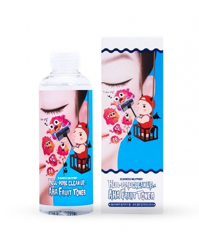 489р. 543р. Тонер с фруктовыми кислотами Milky Piggy Hell-Pore Clean Up AHA Fruit Toner 200мл