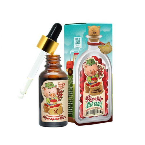 446р. 557р. Масло для лица, тела и волос c шиповником Farmer Piggy Rosehip Oil 100% 30мл
