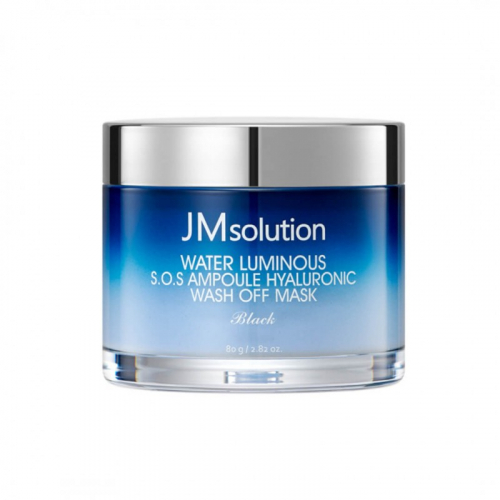 JMsolution Water Luminious SOS Ampoule Hyaluronic Wash Off Mask - Голубая глиняная маска