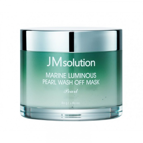 JMsolution Marine Luminous Pearl Wash Off Mask - Увлажняющая маска для лица с жемчужной пудрой, 80мл.