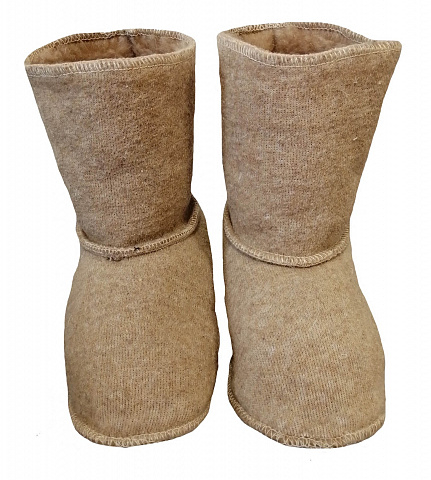 Тапки-носки детские овечья шерсть (размер 32-33)