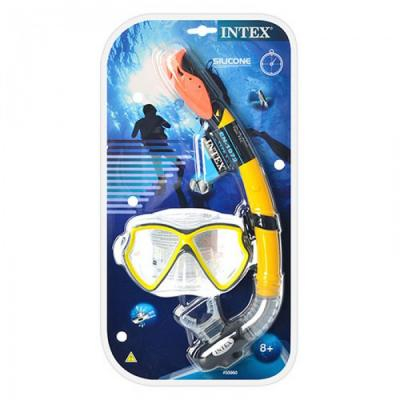INTEX Набор для плавания (маска, трубка), от 8 лет, 55647