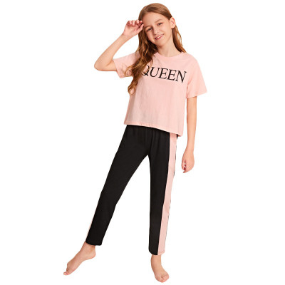 Пижама A1733 розовый/черный