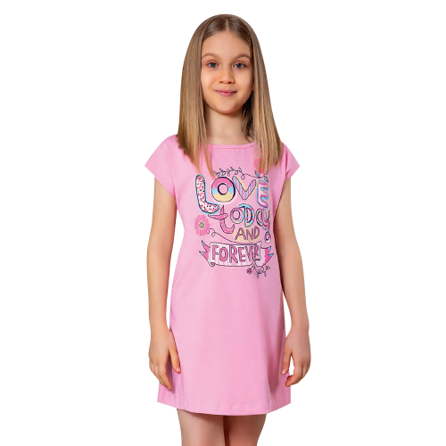 Ночная рубашка для девочки с коротким рукавом Baykar (9114)  202