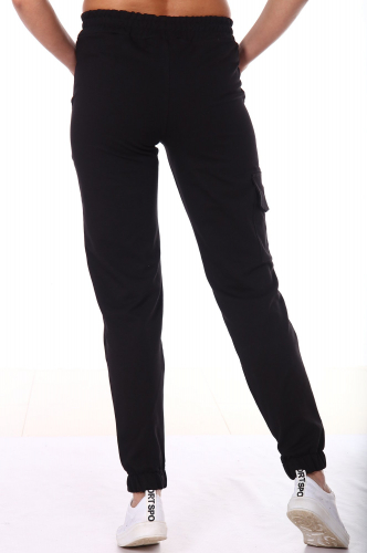 ИВГрадТрикотаж, Стильные черные женские брюки на резинке