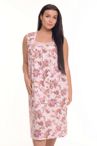 Modellini, Женская сорочка с цветочным принтом и кружевом