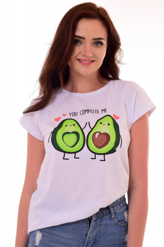 Новое Кимоно, Женская футболка с принтом авокадо