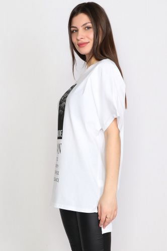 Margo, Женская футболка оверсайз с удлиненной спинкой