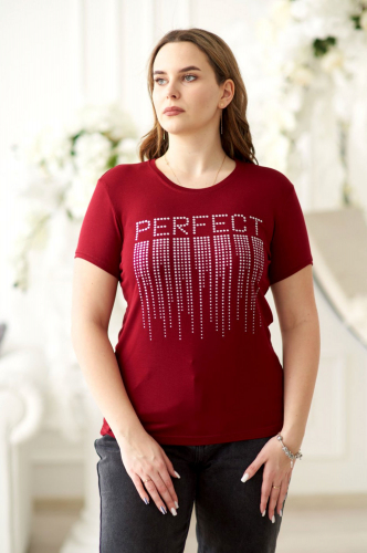 IVASSORTI, Женская футболка с блестящей надписью