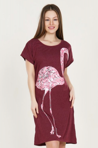 РУСЯ, Женская туника с принтом фламинго