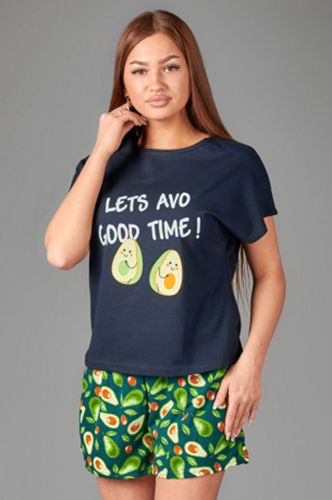 Неженка, Женская пижама с авокадо