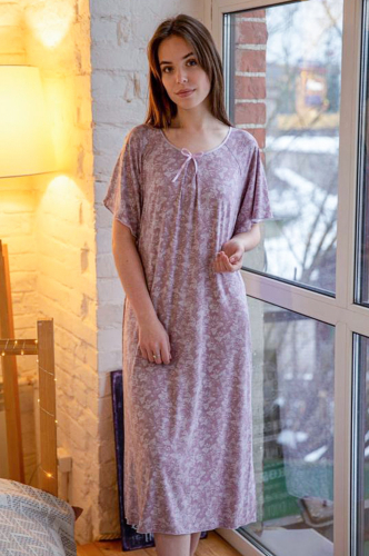 Lika Dress, Женская ночная сорочка с цветочным принтом