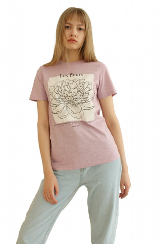 Грация, Женская футболка с цветочным принтом