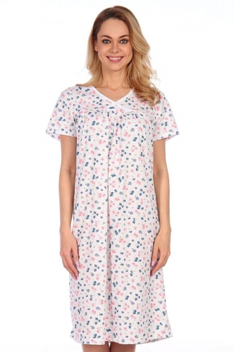 РУСЯ, Женская ночная сорочка с цветочным принтом