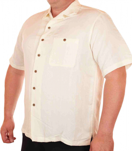 Мужская летняя рубашка Caribbean. Фирменное качество и смесовый материал позволяют НЕ потеть в жару и чувствовать себя комфортно №205 ОСТАТКИ СЛАДКИ!!!!
