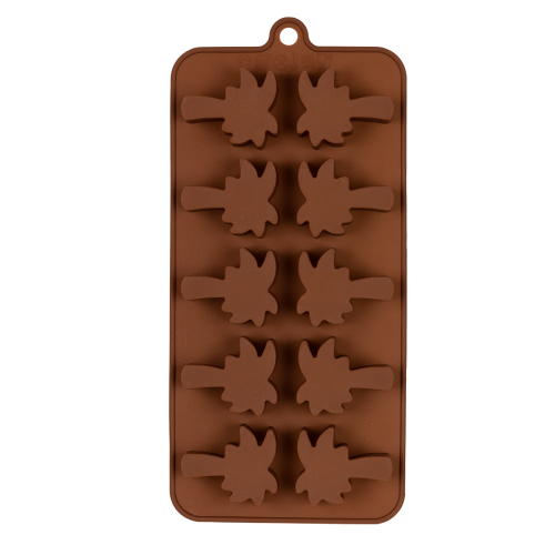 Форма силиконовая S-CHIEF для конфет SPC-0125 22.3 x 10.5 x 2 см пальмы - 10 ячеек