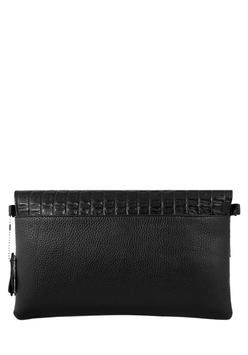 Модель №L32 | кожа | гладкий крокодил | черный | К209-1 | 16670