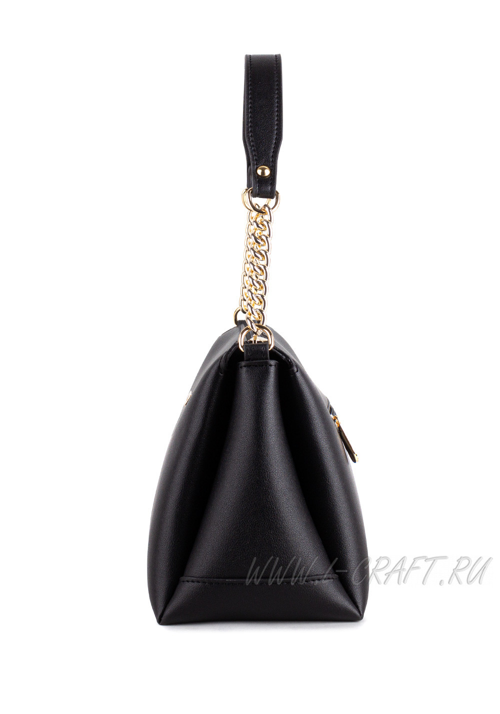 Модель №1446 | кожзам | гладкий | черный | Р848-1 | 28651