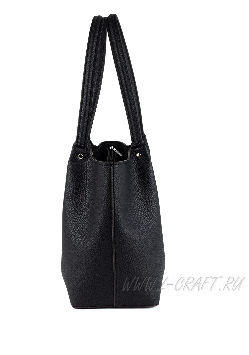 Модель №1432 | кожзам | гладкий | черный | Р847-1 | 26990