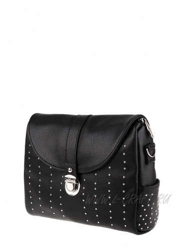 Модель №1285 | кожзам | гладкий | черный | Р831-1 | 25600