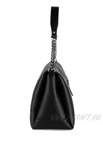 Модель №1446 | кожзам | гладкий | черный | Р848-1 | 28517
