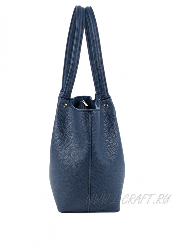 Модель №1432 | кожзам | гладкий | синий | Р847-16 | 27462