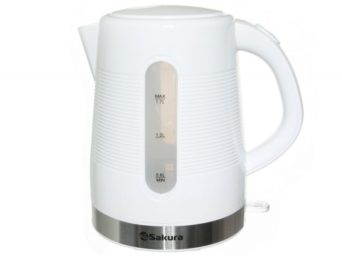 Чайник электрический 1,7л белый SA-2343W