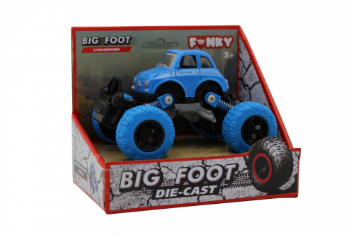 Машина пластиковая FUNKY TOYS die-cast, инерционная, синяя, 1:46 [артикул: FT61072]