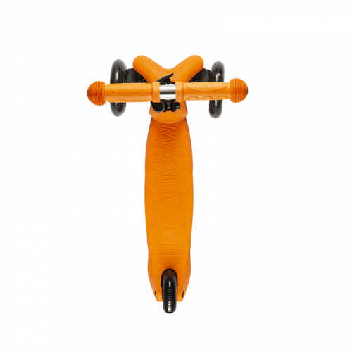 Самокат MAXISCOO Baby со светящимися колесами, оранжевый [артикул: MSC-B082004]