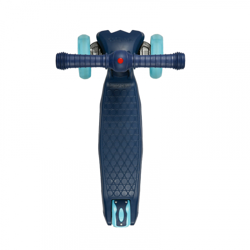 Самокат MAXISCOO Junior Delux со светящимися колесами, синий [артикул: MSC-J072002D]