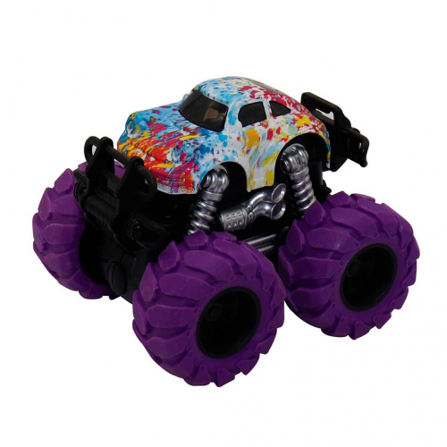 Машина пластиковая FUNKY TOYS гоночная die-cast, 4*4, фиолетовые колеса [артикул: FT61043]