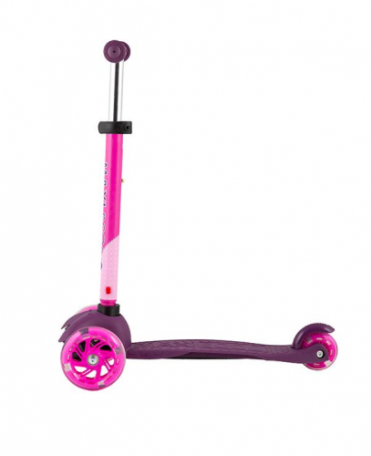 Самокат MAXISCOO Baby со светящимися колесами, фиолетовый [артикул: MSC-B082002]