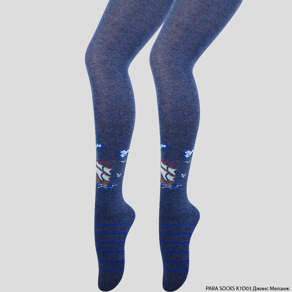 Колготки детские Para Socks (K1D03) джинс меланж