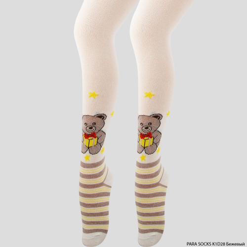 Колготки детские Para Socks (K1D28) бежевый