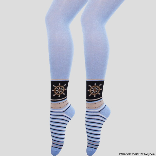 Колготки детские Para Socks (K1D22) голубой