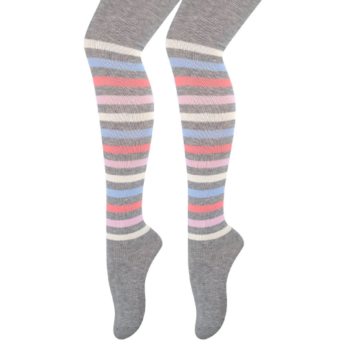 Колготки детские Para Socks (K1D8) серый меланж