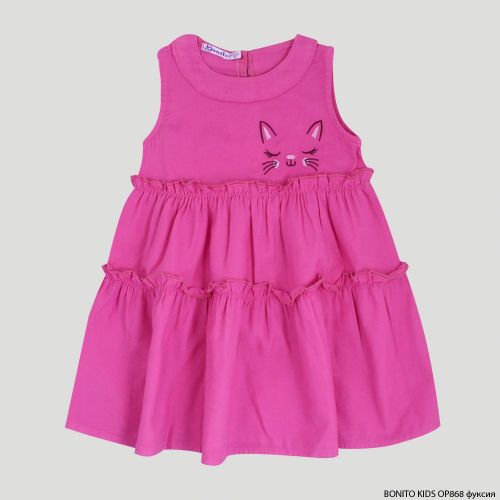 Платье для девочки Bonito Kids (OP868) Фуксия