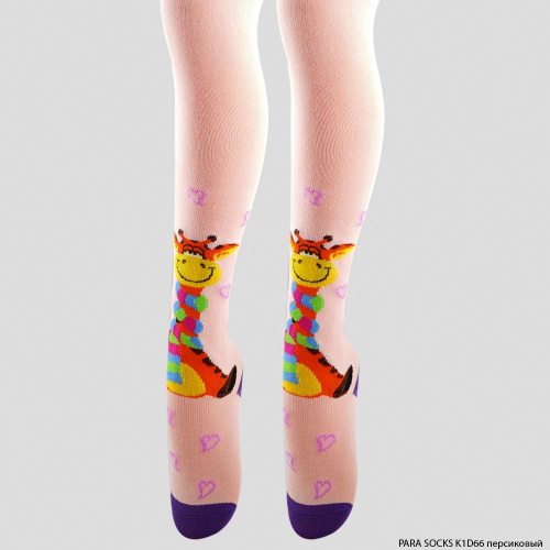 Колготки детские Para Socks (K1D66) персиковый